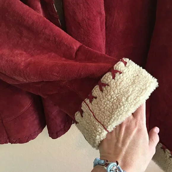 Torrid Suede Hoodie Jacket Size 2 18/20 - Picture 7 of 13